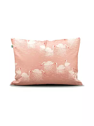 ESSENZA | Perkal Bettwäsche SWAN LAKE 70x90cm/140x200cm Misty Rose | 